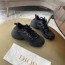 디올 DIOR 2021 SS 투톤 스티치 블랙 여성 슈즈 커스텀
