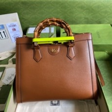 구찌 GUCCI 2021 SS 다이애나 미듐 카멜 토트백 655658 커스텀