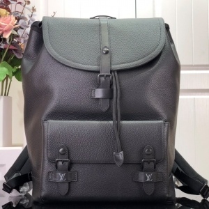 루이비통 LOUIS VUITTON 2021 SS 투톤 크로스터퍼 슬림 백팩 M58644 커스텀