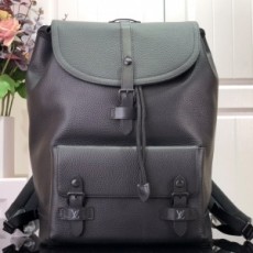 루이비통 LOUIS VUITTON 2021 SS 투톤 크로스터퍼 슬림 백팩 M58644 커스텀