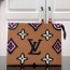 루이비통 LOUIS VUITTON 2021 SS 모노그램 토일레트리 베이지 파우치백 M80752 커스텀
