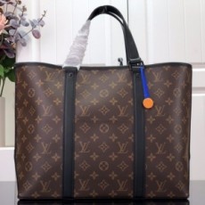 루이비통 LOUIS VUITTON 2021 SS 모노그램 마카사 위켄드 PM 토트백 M45734 커스텀
