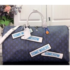 루이비통 LOUIS VUITTON 2021 SS 모노그램 패치 키폴 여행가방 M58979 커스텀