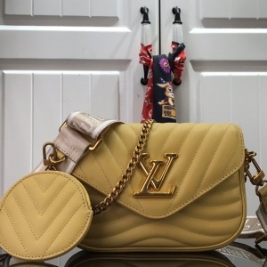 루이비통 LOUIS VUITTON 2021 SS 뉴 웨이브 멀티 스노우 딥옐로우 숄더백 M56466 커스텀