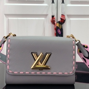 루이비통 LOUIS VUITTON 2021 SS 에삐라인 그레이 트위스트 PM 크로스백 M58723 커스텀