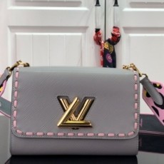 루이비통 LOUIS VUITTON 2021 SS 에삐라인 그레이 트위스트 PM 크로스백 M58723 커스텀