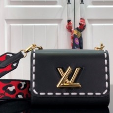 루이비통 LOUIS VUITTON 2021 SS 에삐라인 블랙 트위스트 PM 크로스백 M58723 커스텀