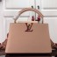 루이비통 LOUIS VUITTON 2021 SS 투톤 카퓌신 BB 스몰 핑크 핸드백 M58610 커스텀