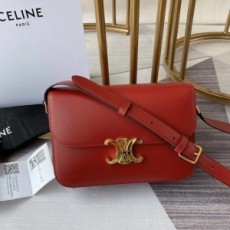 셀린느 CELINE 2021 SS 트리오페 카프스킨 레드 숄더백 커스텀