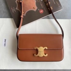 셀린느 CELINE 2021 SS 트리오페 카프스킨 미니 카멜 숄더백 194142 커스텀