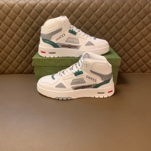 구찌 GUCCI 2021 SS 띠로고 가죽패치 화이트 남성 슈즈 커스텀