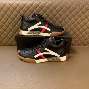 알마니 ARMANI 2021 SS 라인 투톤 블랙 남성 슈즈 커스텀