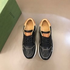 구찌 GUCCI 2021 SS 스티치 각인 투톤 블랙 남성 슈즈 커스텀