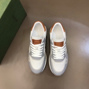 구찌 GUCCI 2021 SS 스티치 각인 투톤 그레이 남성 슈즈 커스텀