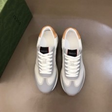 구찌 GUCCI 2021 SS 스티치 로고 그레이 남성 슈즈 커스텀