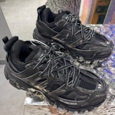 발렌시아가 BALENCIAGA 2021 SS 트랙 올블랙 커플 슈즈 커스텀
