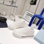 프라다 PRADA 2021 SS 스티치 삼각로고 화이트 여성 슈즈 커스텀