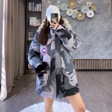 캐나다구스 CANADA GOOSE 2021 SS 코요테퍼 패치로고 디지털무늬 커플 패딩 커스텀