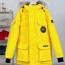 캐나다구스 CANADA GOOSE 2021 SS 코요테퍼 패치로고 옐로우 커플 패딩 커스텀