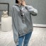 셀린느 CELINE 2021 SS 끈로고 여성 후드 긴팔티 커스텀