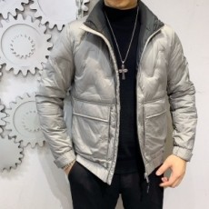 몽클레어 MONCLER 2021 SS 캐릭터 각인 포켓 화이트그레이 남성 패딩 커스텀