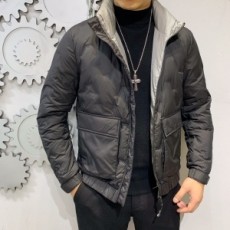몽클레어 MONCLER 2021 SS 캐릭터 각인 포켓 블랙 남성 패딩 커스텀