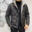 몽클레어 MONCLER 2021 SS 캐릭터 각인 포켓 블랙 남성 패딩 커스텀