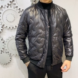 지방시 GIVENCHY 2021 SS 캐릭터 각인 유광 블랙 남성 패딩 커스텀