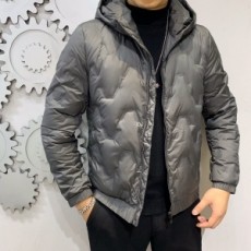 지방시 GIVENCHY 2021 SS 캐릭터 각인 후드 그레이 남성 패딩 커스텀