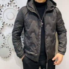 지방시 GIVENCHY 2021 SS 캐릭터 각인 후드 블랙 남성 패딩 커스텀