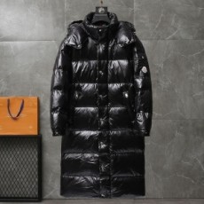 몽클레어 MONCLER 2021 SS 패치로고 퀄팅 유광 후드 남성 롱패딩 커스텀급