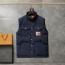 구찌 GUCCI 2021 SS 노스페이스 콜라보 포켓 남성 네이비 패딩 조끼 커스텀급