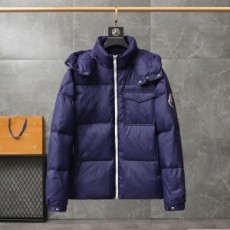 몽클레어 MONCLER 2021 SS 패치로고 후드 포켓 네이비 남성 패딩 커스텀급