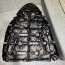 몽클레어 MONCLER 2021 SS 캐릭터 로고 후드 유광 블랙 남성 패딩 커스텀급