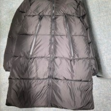몽클레어 MONCLER 2021 SS 자수로고 후드 지퍼 블랙 남성 롱패딩 커스텀급
