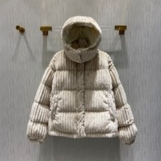 몽클레어 MONCLER 2021 SS 벨벳 퀄팅 후드 포켓 여성 패딩 커스텀급