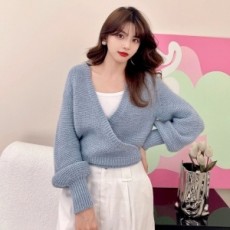 샤넬 CHANEL 2021 SS CC로고 버클 여성 니트 상의 커스텀급