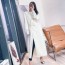 로에베 LOEWE 2021 SS 패치로고 포켓 아이보리 여성 롱코트 미러급