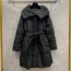 막스마라 MAXMARA 2021 SS 지퍼 포켓 벨트 블랙 여성 롱패딩 커스텀급