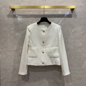 셀린느 CELINE 2021 SS 반짝이 포켓 화이트 여성 자켓 커스텀급