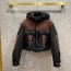 루이비통 LOUIS VUITTON 2021 SS 모노그램 투톤 후드 여성 패딩 커스텀급