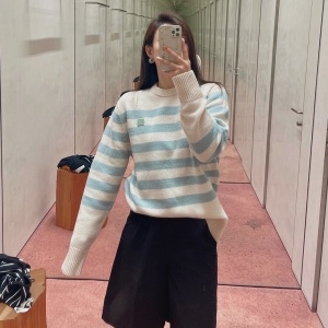 아크네 ACNE 2021 SS 스트라이프 ㅜ여성 니트 상의 커스텀급