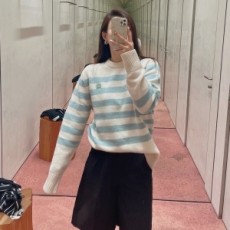 아크네 ACNE 2021 SS 스트라이프 ㅜ여성 니트 상의 커스텀급