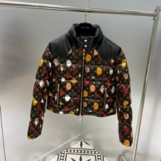 루이비통 LOUIS VUITTON 2021 SS 모노그램 멀티 투톤 여성 패딩 커스텀급