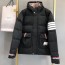 톰브라운 THOM BROWNE 2021 SS 스트라이프 포켓 후드 블랙 남성 패딩 커스텀급