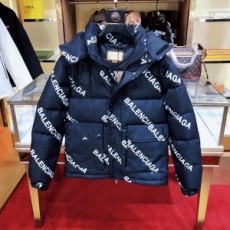 구찌 GUCCI 2021 SS 발렌시아가 콜라보 후드 블랙 남성 패딩 커스텀급
