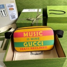 구찌 GUCCI 2021 SS 캐릭터 스트라이프 벨트백 602695 커스텀급