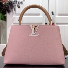 루이비통 LOUIS VUITTON 2021 SS 카퓌신 BB 미듐 핑크 토트백 M48865 커스텀급