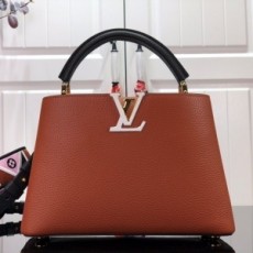루이비통 LOUIS VUITTON 2021 SS 카퓌신 BB 스몰 딥카멜 토트백 M48865 커스텀급