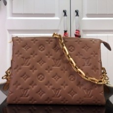 루이비통 LOUIS VUITTON 2021 SS 쿠상 체인 딥카멜 크로스백 M57792 커스텀급